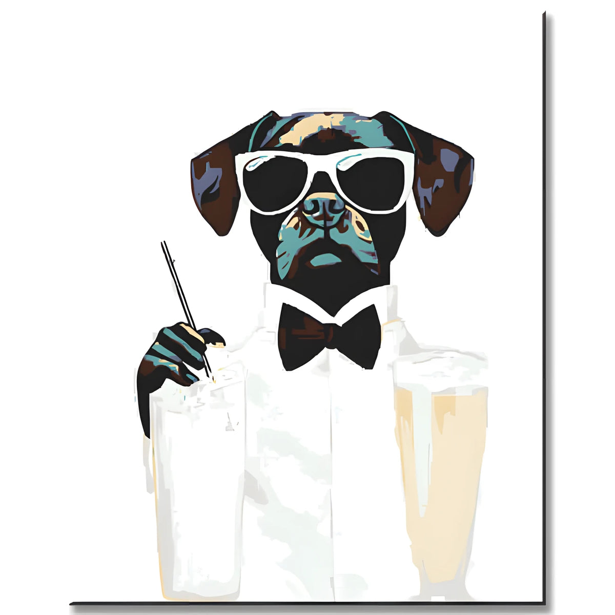 Malen nach Zahlen für Erwachsene Drinks for Dogs