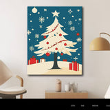 Malen nach Zahlen Weisser Weihnachtsbaum
