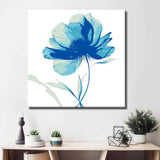 Malen nach Zahlen blaue Blume