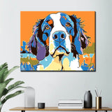 Malen nach Zahlen Hund Tierkunst