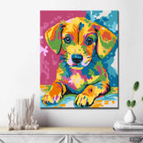 Malen nach Zahlen Hund Tiere Moderne Tierkunst