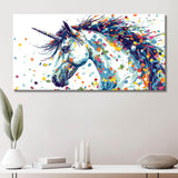 Malen nach Zahlen Panorama Einhorn Tierkunst Malerei