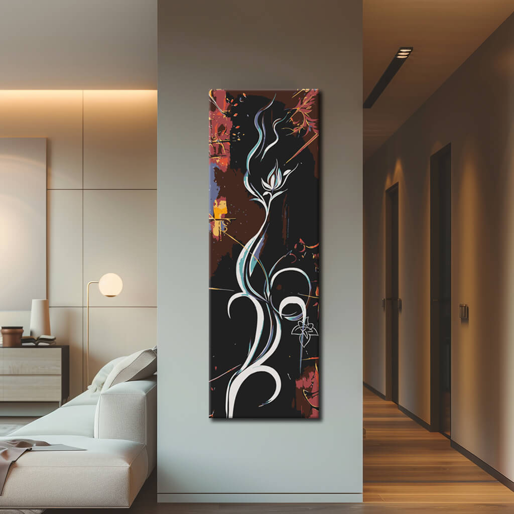 Malen nach Zahlen Abstrakte Kunst Die Saat II
