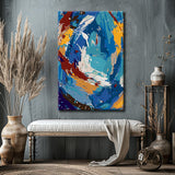 Malen nach Zahlen Abstrakte Kunst Die Welle I