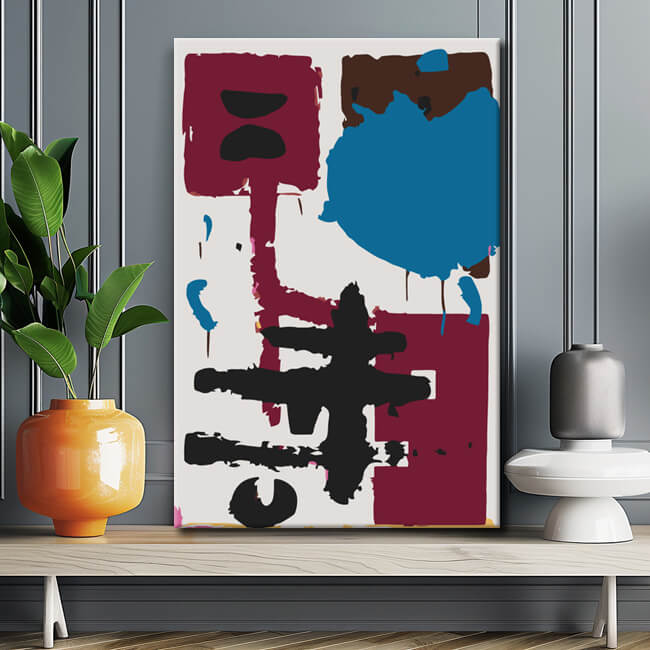 Malen nach Zahlen Abstrakte Kunst März II
