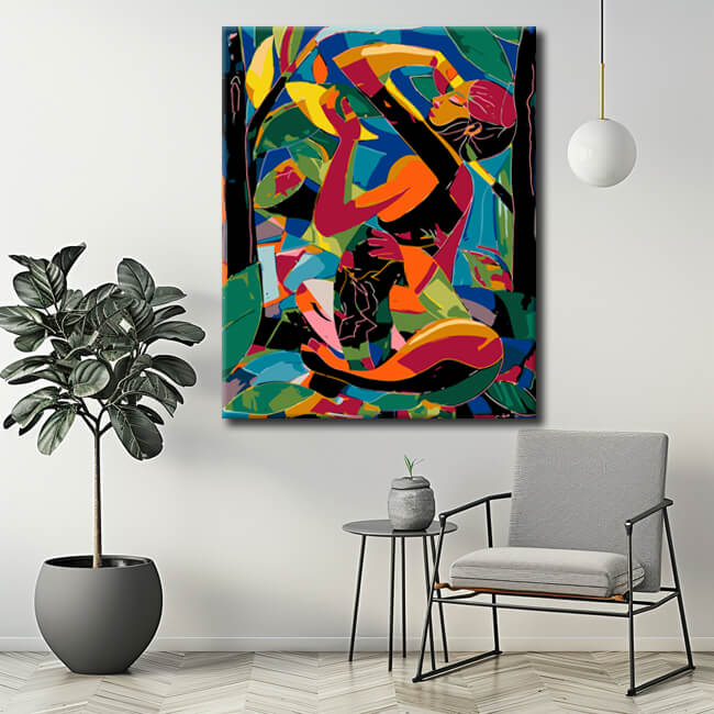 Malen nach Zahlen Kreative Kunst Person