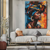 Malen nach Zahlen Abstrakte Afro Kunst Verlieben