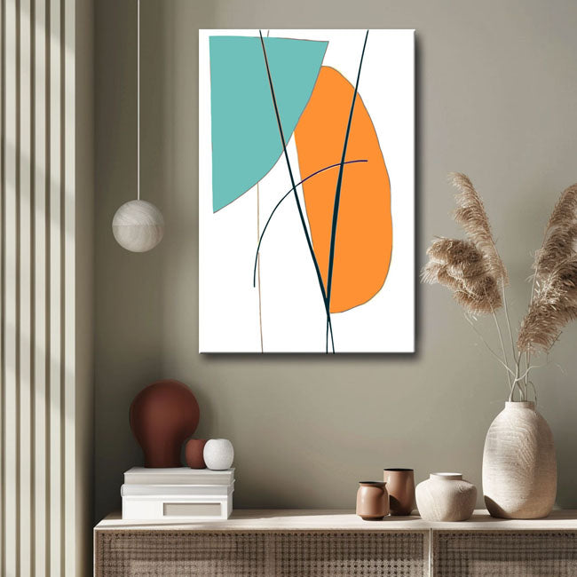 Malen nach Zahlen Kunst Minimalismus Einfache Formen I