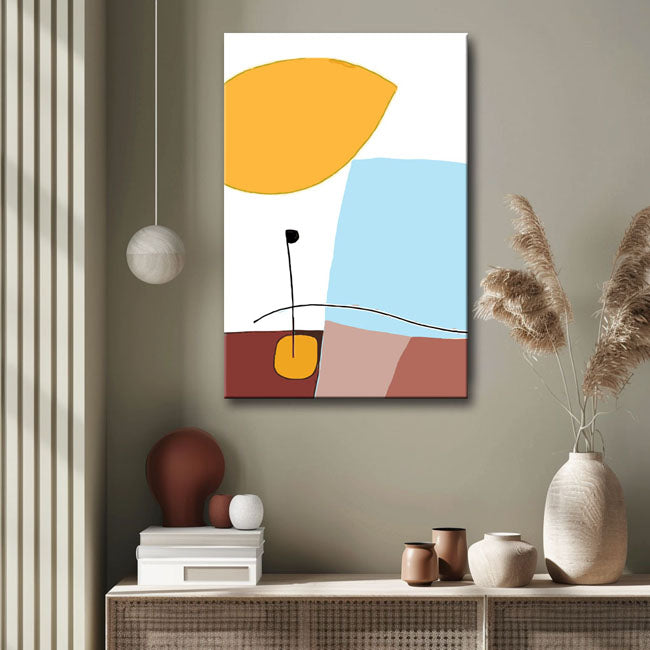 Malen nach Zahlen Kunst Minimalismus Einfache Formen III