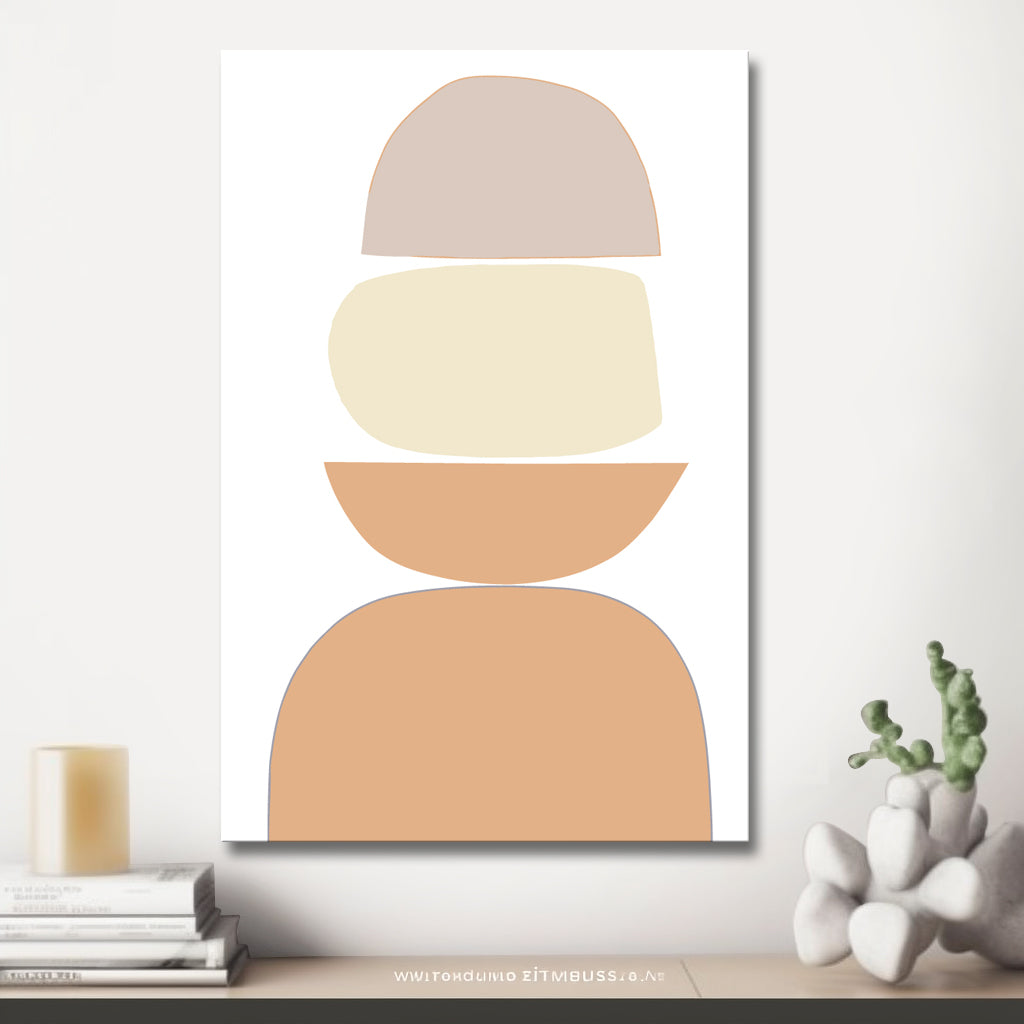 Malen nach Zahlen Kunst Minimalismus Freie Gestaltung Geometrie II