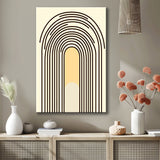Malen nach Zahlen Kunst Minimalismus Licht am Ende des Tunnels