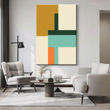 Malen nach Zahlen Kunst Minimalismus Rechtecke Kreativ