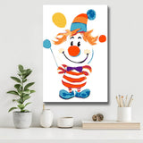 Malen nach Zahlen für Kinder Kleiner bunter Clown