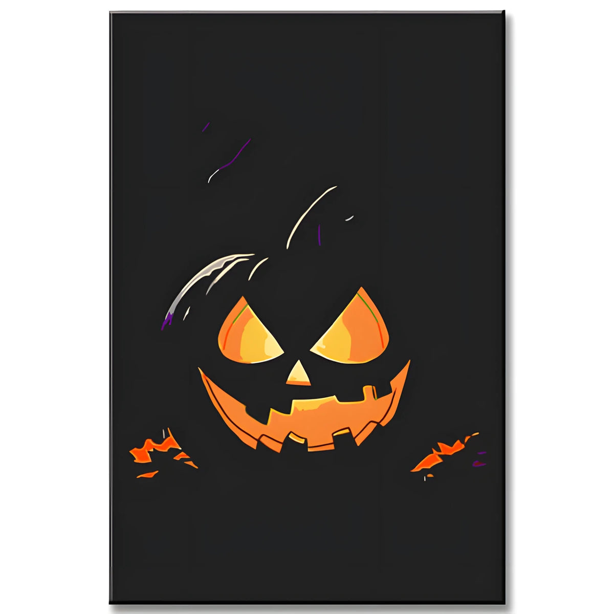 Malen nach Zahlen Halloween Kürbis Gesicht