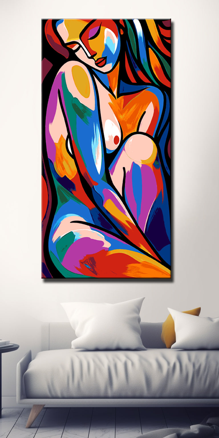 Malen nach Zahlen Abstrakte Akt Kunst