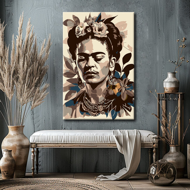 Malen nach Zahlen Frida Kahlo Portrait