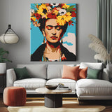 Malen nach Zahlen Frida Kahlo Farbporträt