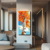 Malen nach Zahlen Panorama Kunst Herbstbaum