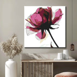 Malen nach Zahlen Blumen violette Rose