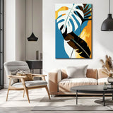 Malen nach Zahlen Monstera Abstrakte Kunst