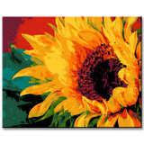 Malen nach Zahlen Sonnenblume