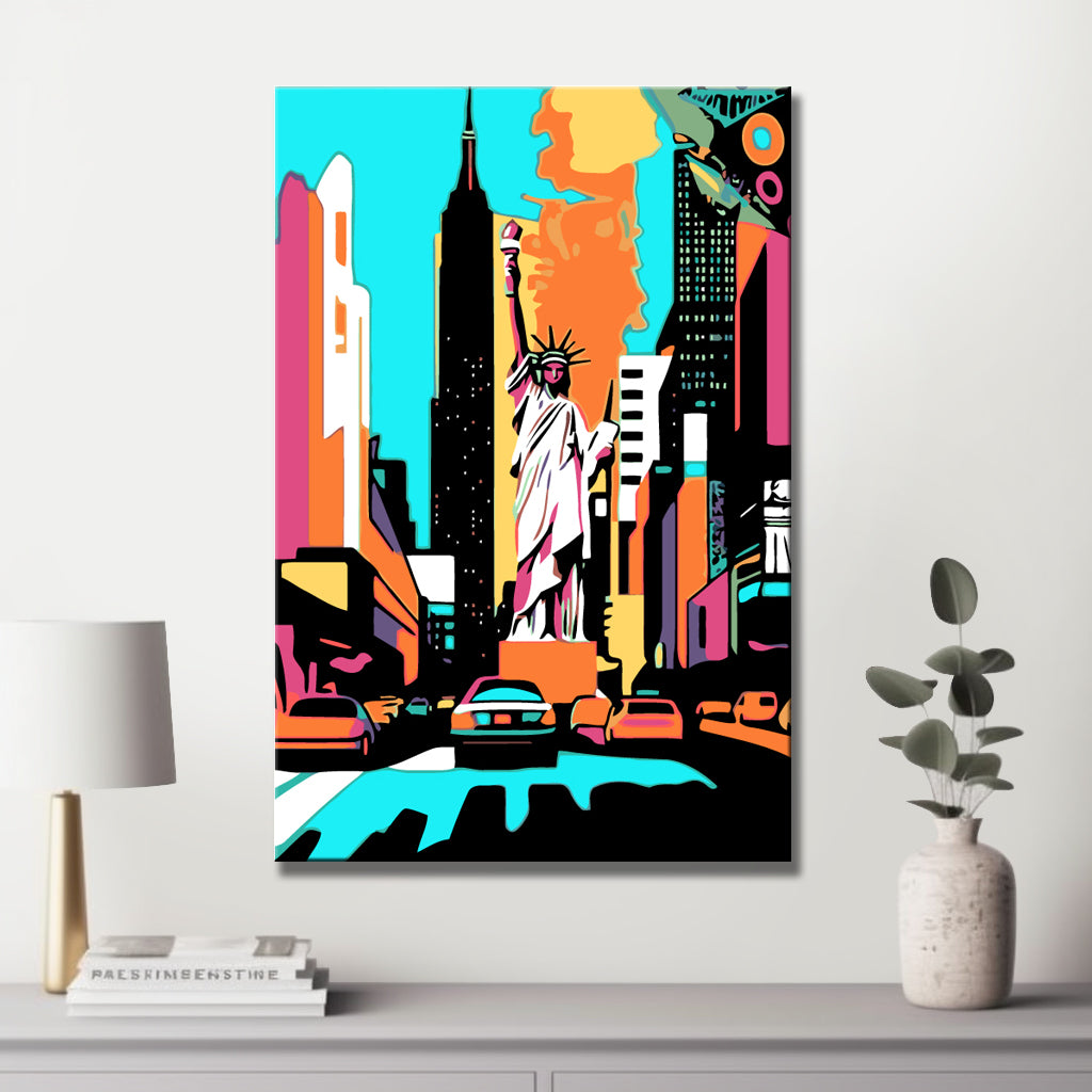 Malen nach Zahlen New York City Pop-Art
