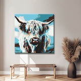 Malen nach Zahlen Highland Hochland Rind Kunstbild