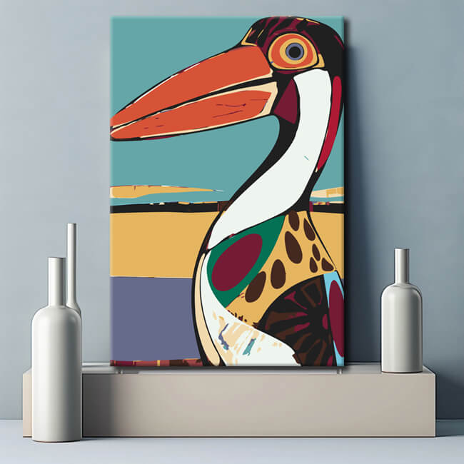 Malen nach Zahlen Tukan Art
