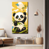 Malen nach Zahlen für Kinder Bambus Panda