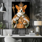 Malen nach Zahlen Der Hund der Queen Königin Corgis