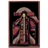 Malen nach Zahlen Roter Samurai