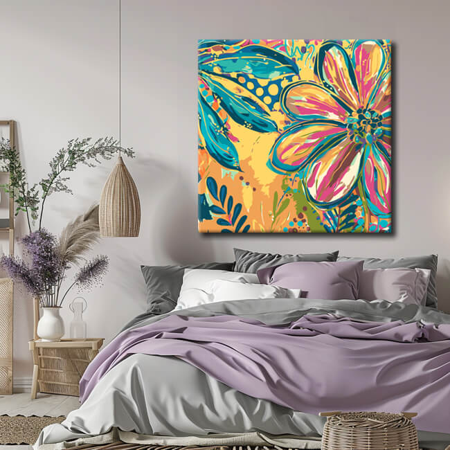 Malen nach Zahlen Malerei Blumenkunst