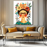 Malen nach Zahlen Frida Kahlo mit Blumenkranz