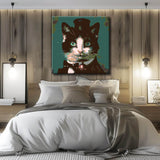 Malen nach Zahlen Kreativkunst Katze im Smoking