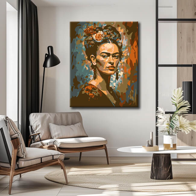 Malen nach Zahlen Frida Kahlo Malerei