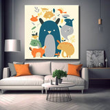 Animal Children - Paint by Numbers for Kids