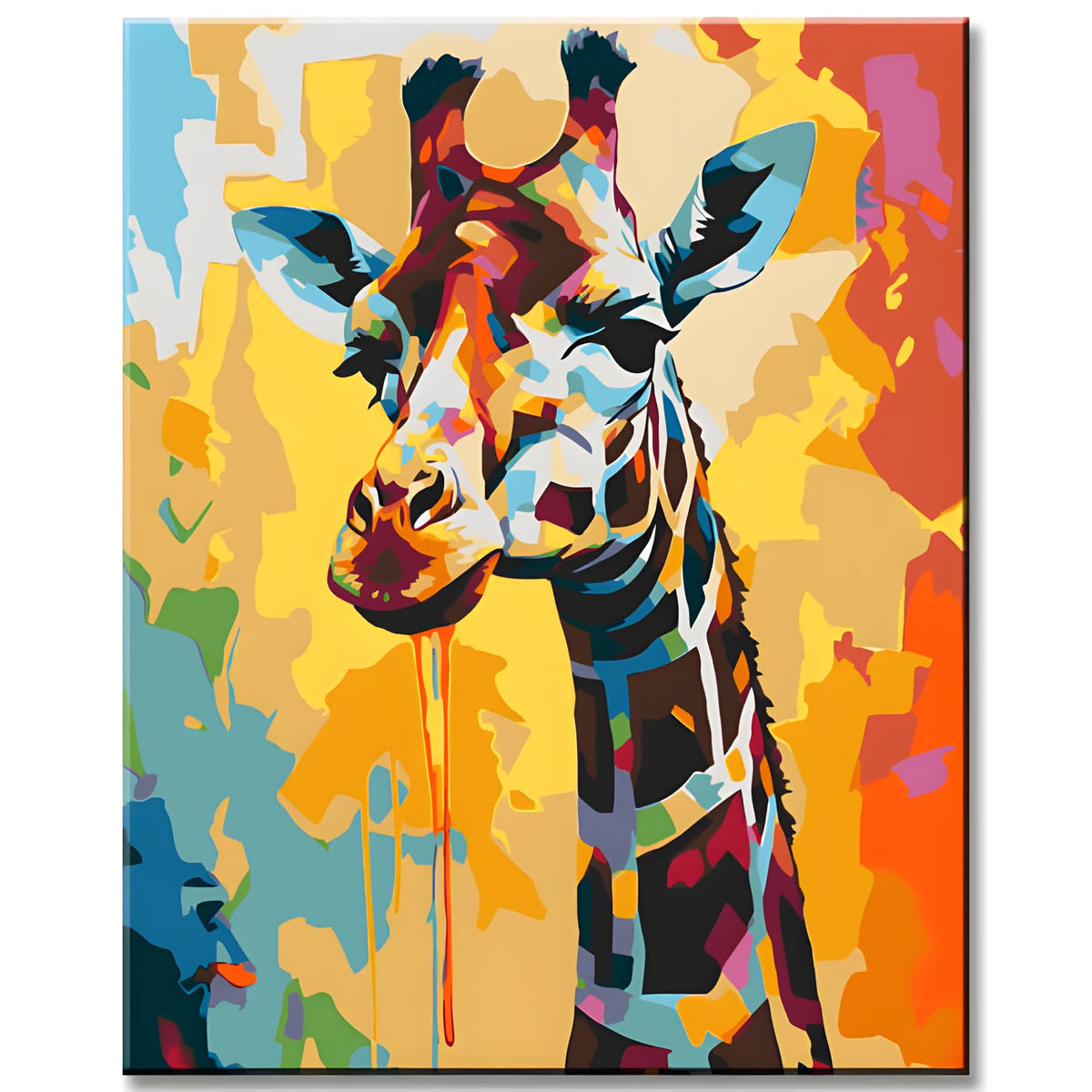 Giraffen-Dadaismus - Malen nach Zahlen