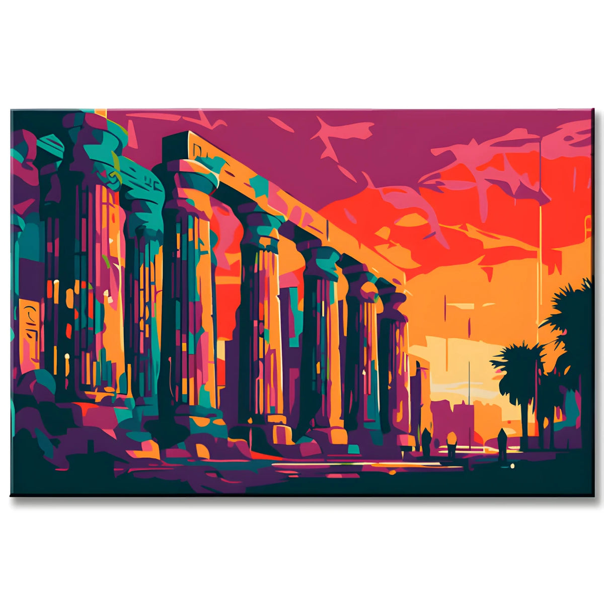 Akropolis Athen Malen nach Zahlen