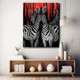 Zebra Muster - Malen nach Zahlen Kunstmalerei