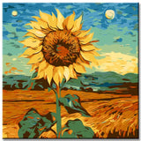 Painting by Numbers Sunflower Portrait
