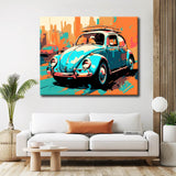 Malen nach Zahlen Illustration VW Käfer