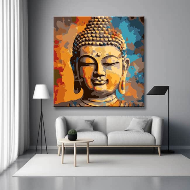 Mysterious Buddha Portrait - Paint by Numbers