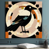 Elster Vogel - Malen nach Zahlen Abstrakte Kunst