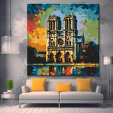 Notre Dame Porträt - Malen nach Zahlen