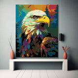 Weißkopfseeadler im Stil von Matisse - Malen nach Zahlen