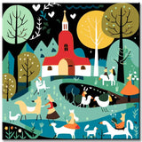 Fantasy Landscape for Kids - Paint by Numbers