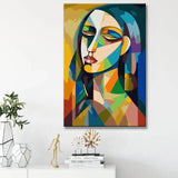 Paint by Numbers Melancholic Portrait of a Woman's Face