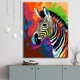 Malen nach Zahlen Tierkunst Malerei Zebra