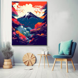 Malen nach Zahlen Bunter Mount Fuji