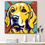 Roy Lichtenstein Golden Retriever - Malen nach Zahlen